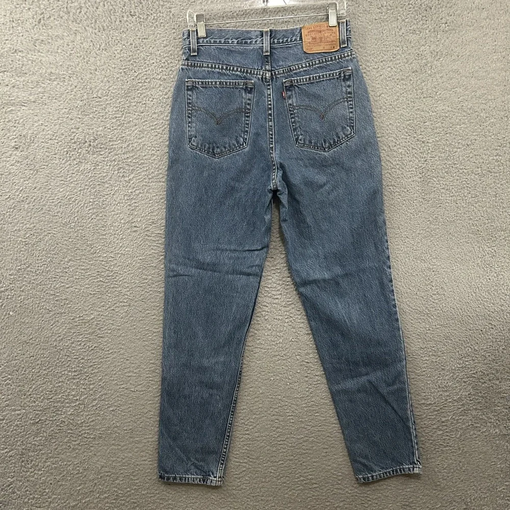 Vintage Levis Jeans Womens 10 Blue Denim 512 Slim Tapered Cotton Red Tab Y2K